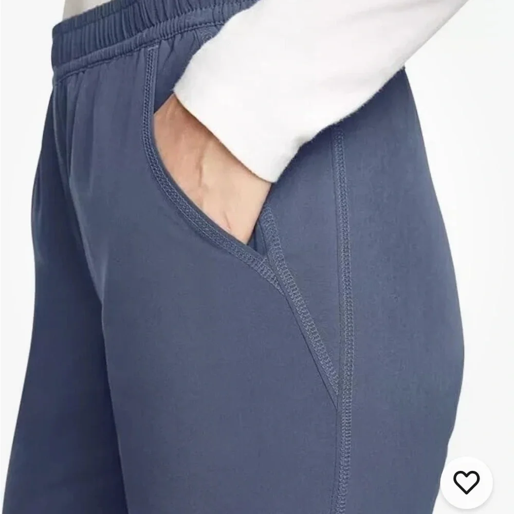 NWT‎ Eddie Bauer Womens Fleece Lined Pants blue winter fall hiking stormrepel